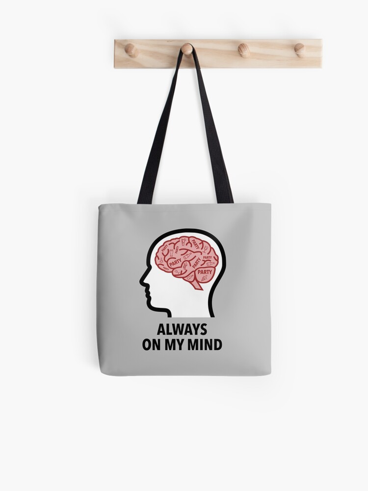 Party Is Always On My Mind All-Over Graphic Tote Bag product image